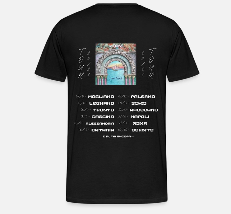 Le Orme & Friends Tour 2023/24 – La T-Shirt Ufficiale del Tour