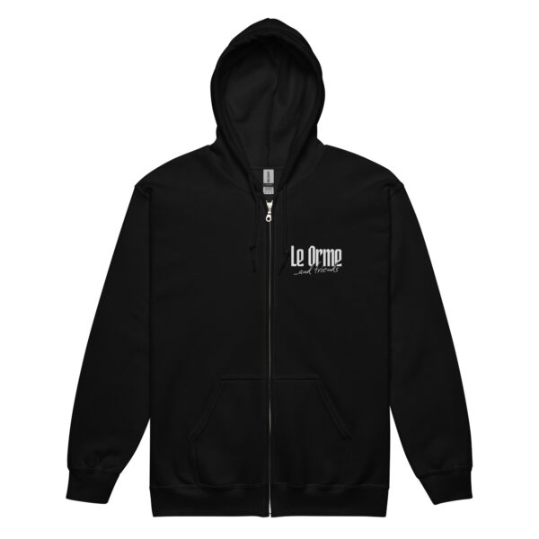 Le Orme & Friends - Felpa con cappuccio e zip misto pesante unisex