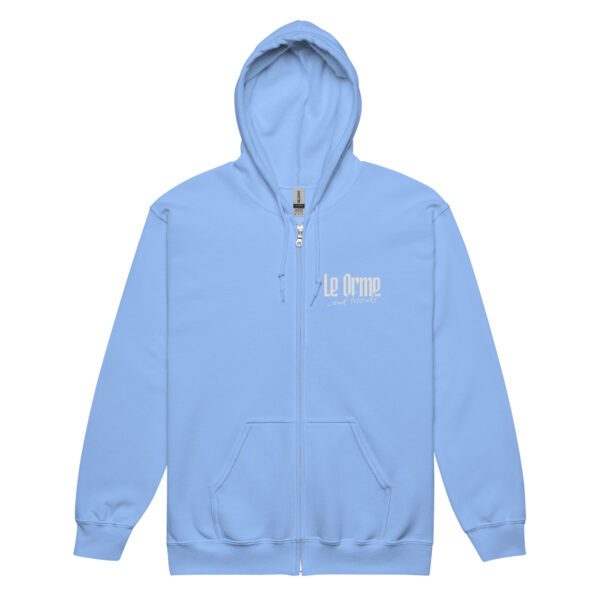 Le Orme & Friends - Felpa con cappuccio e zip misto pesante unisex - immagine 9