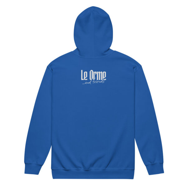 Le Orme & Friends - Felpa con cappuccio e zip misto pesante unisex - immagine 8