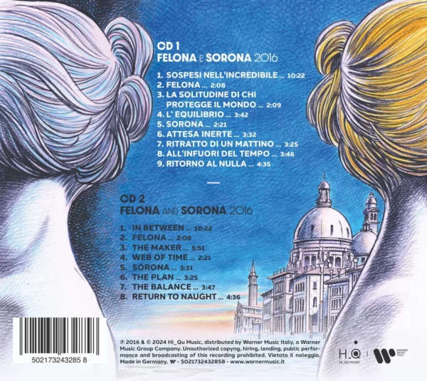 FELONA E/AND SORONA 2016 - Le Orme (2CD) - immagine 3