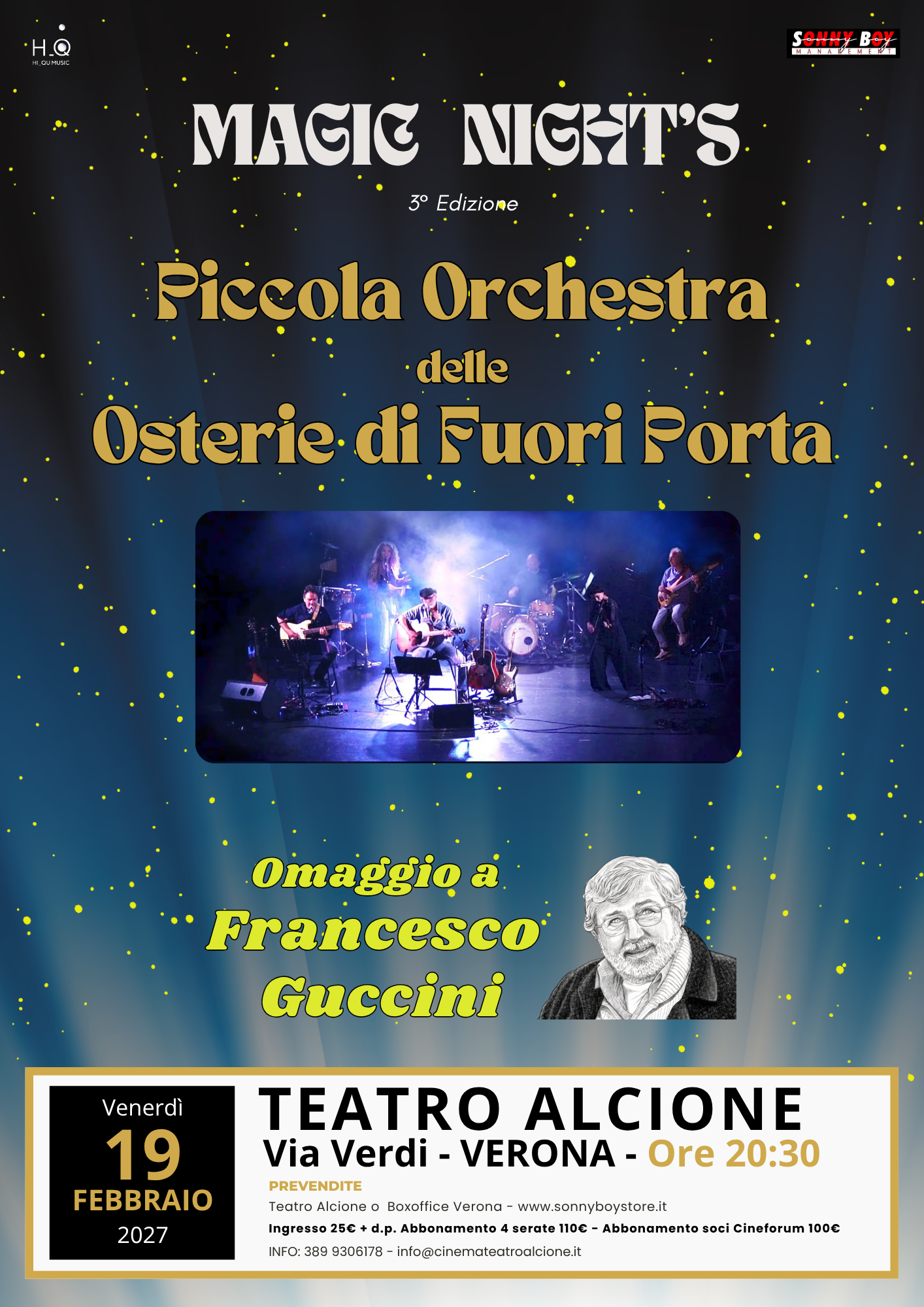 Magic Night Teatro Alcione 19 Febbraio 2027