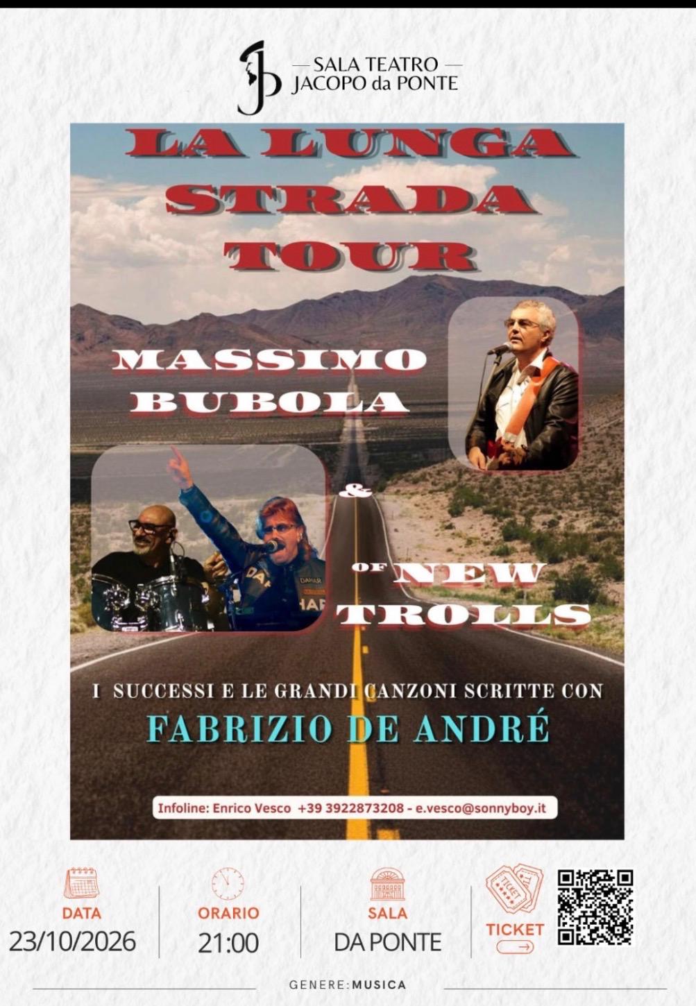 La Lunga Strada 23 Ottobre Bassano del Grappa. Massimo Bubola & Of New Trolls