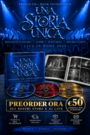 UNA STORIA UNICA – LIVE IN ROME 2026 - (3 Cd + Book Fotografico) Limited Edition